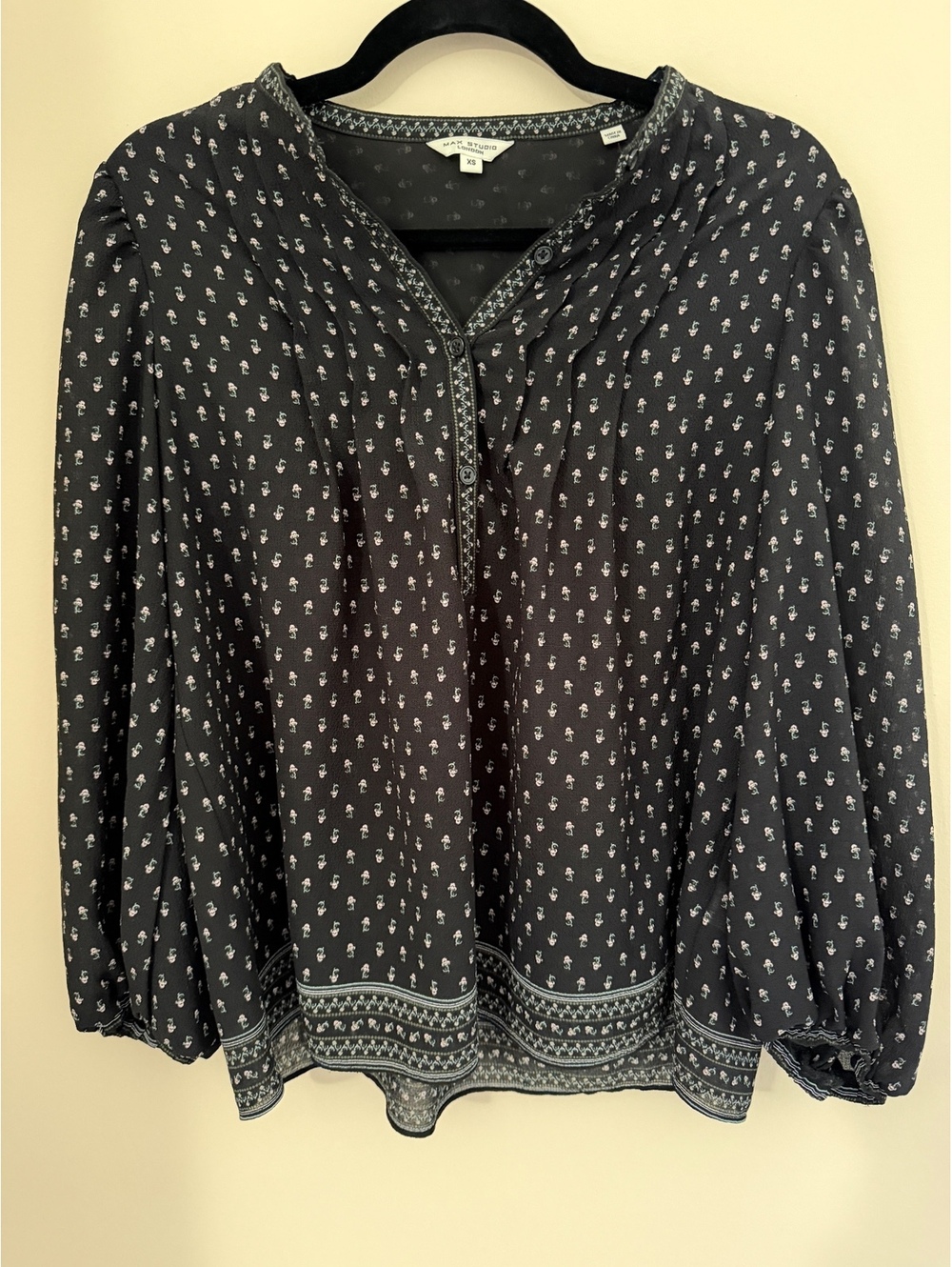 XS Max Studio London black blouse